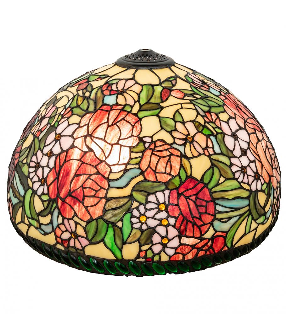 20&#34; Wide Romance Rose Shade