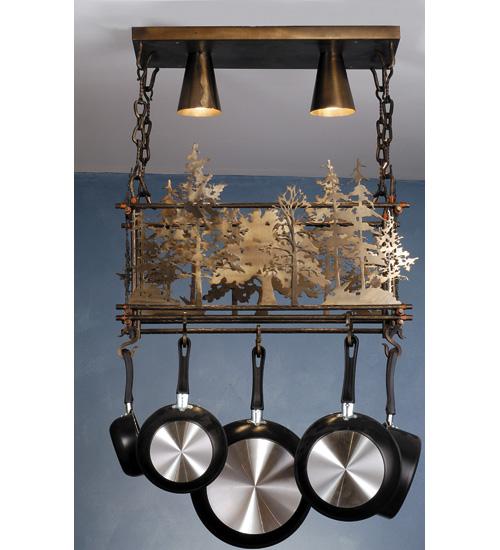 24.5&#34; Long Tall Pines Pot Rack