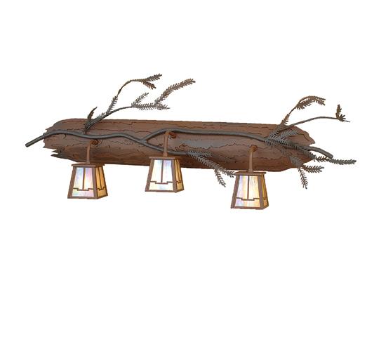 38&#34;W Pine Branch Valley View 3 LT Vanity Light