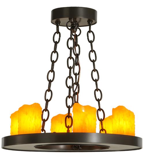 18&#34; Wide Loxley 6 Light Chandelier