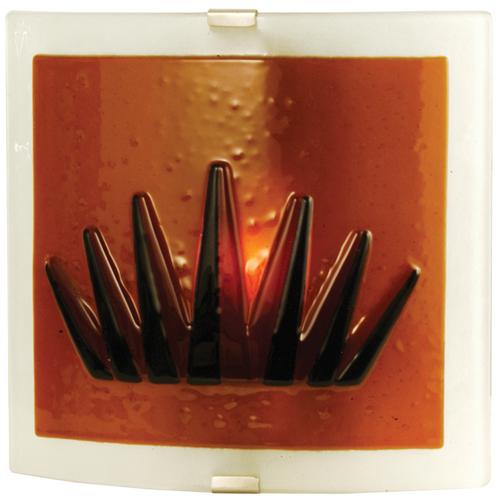 10&#34;W Liberty Fused Glass Wall Sconce