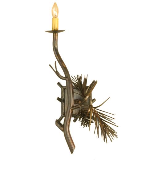 9&#34;W Lone Pine Wall Sconce