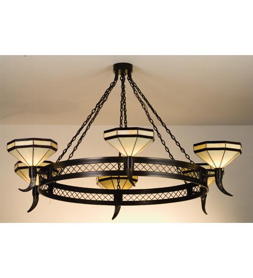 72&#34; Wide Topridge 6 Light Chandelier