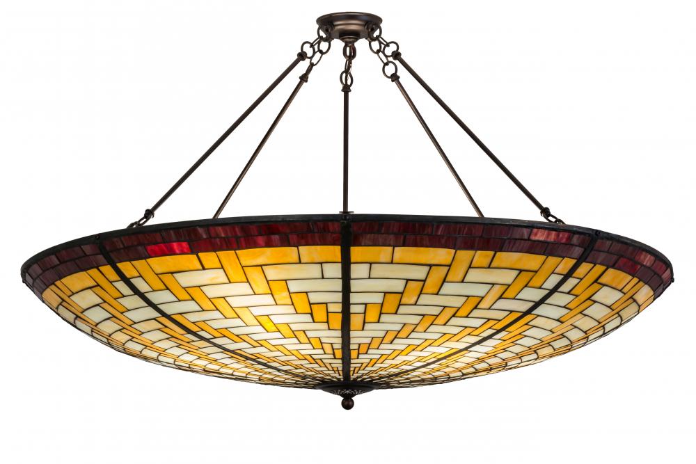 48&#34;W Basket Weave Inverted Pendant