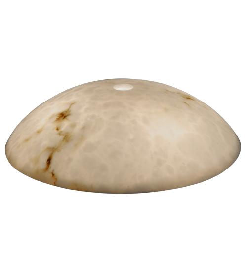 20&#34;W Corinth White Marble Shade