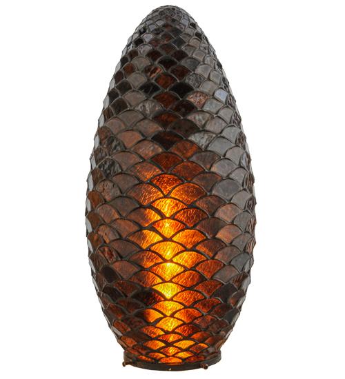 9.5&#34;W Tiffany Pinecone Shade