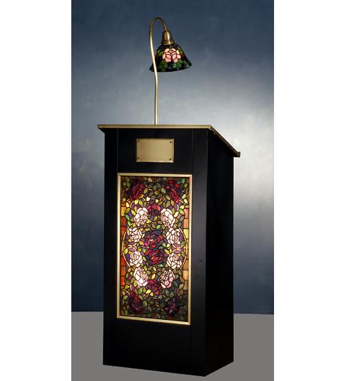 68&#34;H Rosebush Lighted Podium