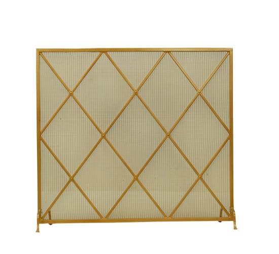 45&#34; Wide X 36&#34; High Diamonds Fireplace Screen