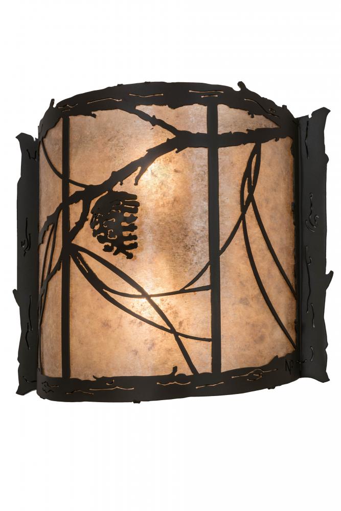 15&#34;W Whispering Pines Wall Sconce