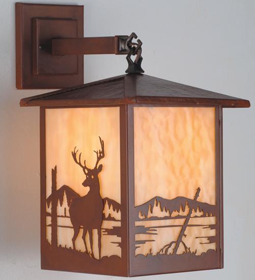 9&#34;W Seneca Deer Creek Hanging Wall Sconce