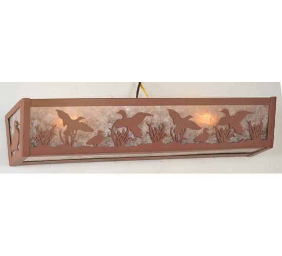 24&#34;W Ducks in Flight Vanity Light