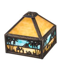 Meyda Green 10801 - 9" Square Camel Shade