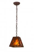 Meyda Green 115336 - 8"Sq Branches Pendant