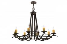 Meyda Green 117861 - 48"L Octavia 8 LT Oblong Chandelier