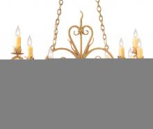 Meyda Green 118319 - 42" Long Kimberly 10 Light Chandelier