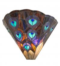 Meyda Green 119280 - 14" Wide Peacock Wall Sconce