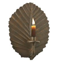 Meyda Green 121102 - 8" Wide Nicotiana Leaf Wall Mount Candle Holder