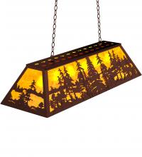 Meyda Green 121583 - 48" Long Tall Pines Oblong Pendant