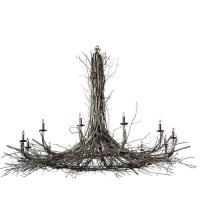 Meyda Green 124549 - 132" Wide Twigs 12 Light Chandelier