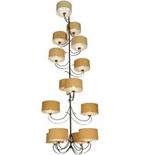 Meyda Green 127593 - 60"W Sequoia 14 Arm Chandelier