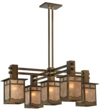 Meyda Green 131646 - 36"W Roylance 5 LT Chandelier