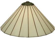 Meyda Green 135955 - 17.75"W X 8.75"H Duncan White Shade