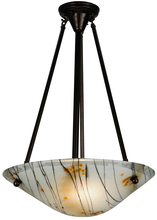 Meyda Green 139804 - 18" Wide Metro Fusion Ramoscelli Inverted Pendant