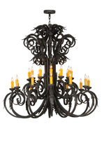 Meyda Green 141577 - 50"W Serratina 24 LT Chandelier