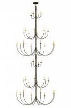 Meyda Green 143565 - 78" Wide Cheal 40 Light Double Chandelier