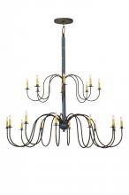 Meyda Green 143566 - 68"W Marseille 20 LT Two Tier Chandelier