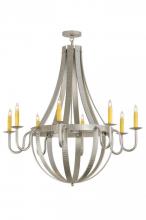 Meyda Green 145268 - 48"W Barrel Stave Metallo 8 LT Chandelier