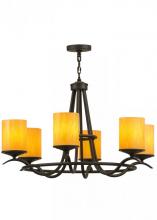 Meyda Green 150215 - 39"W Octavia 6 LT Chandelier