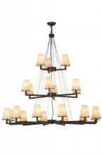 Meyda Green 152191 - 54" Wide St Lawrence 21 Light LED Chandelier