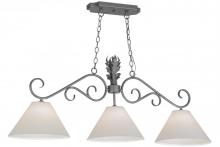 Meyda Green 152825 - 48" Long Bristol 3 Light Island Pendant