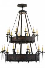 Meyda Green 154400 - 48" Wide Costello 20 Light Two Tier Chandelier