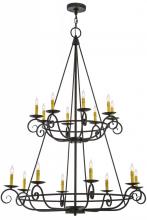 Meyda Green 156129 - 45"W Estrella 16 LT Two Tier Chandelier