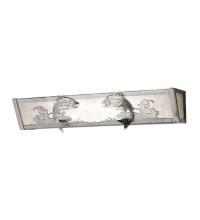 Meyda Green 15679 - 24"W Leaping Trout Vanity Light