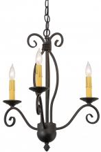 Meyda Green 157887 - 18"W Sienna 3 LT Chandelier