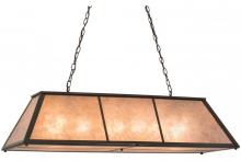 Meyda Green 160613 - 48"L Tri-Panel Oblong Pendant