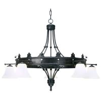 Meyda Green 160695 - 42" Wide Strada 5 Light Chandelier