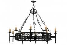 Meyda Green 165221 - 60"W Toscano 10 LT Chandelier