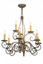 Meyda Green 165963 - 26" Wide Grace 10 Light Chandelier