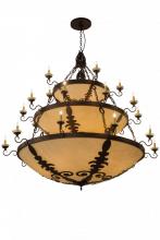 Meyda Green 168220 - 72" Wide Castellum 3 Tier Chandelier