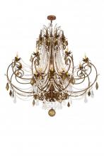 Meyda Green 169772 - 64" Wide Minuet 16 Light Chandelier