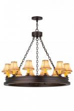 Meyda Green 172680 - 39"W Sullivan Ranch 12 LT Chandelier