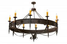 Meyda Green 173532 - 66"W Calandra 10 LT Chandelier