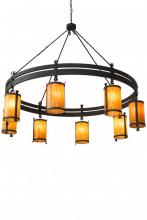 Meyda Green 176848 - 84" Wide Beartooth 8 Light Chandelier