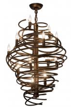 Meyda Green 181999 - 20"W Cyclone 13 LT Chandelier