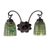 Meyda Green 18637 - 14.5"W Terra Verde 2 LT Wall Sconce