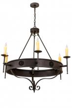 Meyda Green 187705 - 48"W Lorenzo 6 LT Chandelier